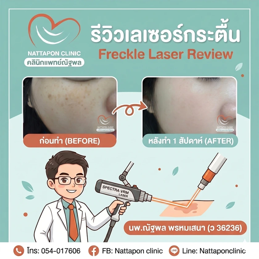 คลินิกแพทย์ณัฐพลลำปาง เลเซอร์ไฝ ขี้แมลงวัน สิวอุดตัน สิวหิน หูด ตาปลา ติ่งเนื้อ กระเนื้อ ต่อมไขมัน